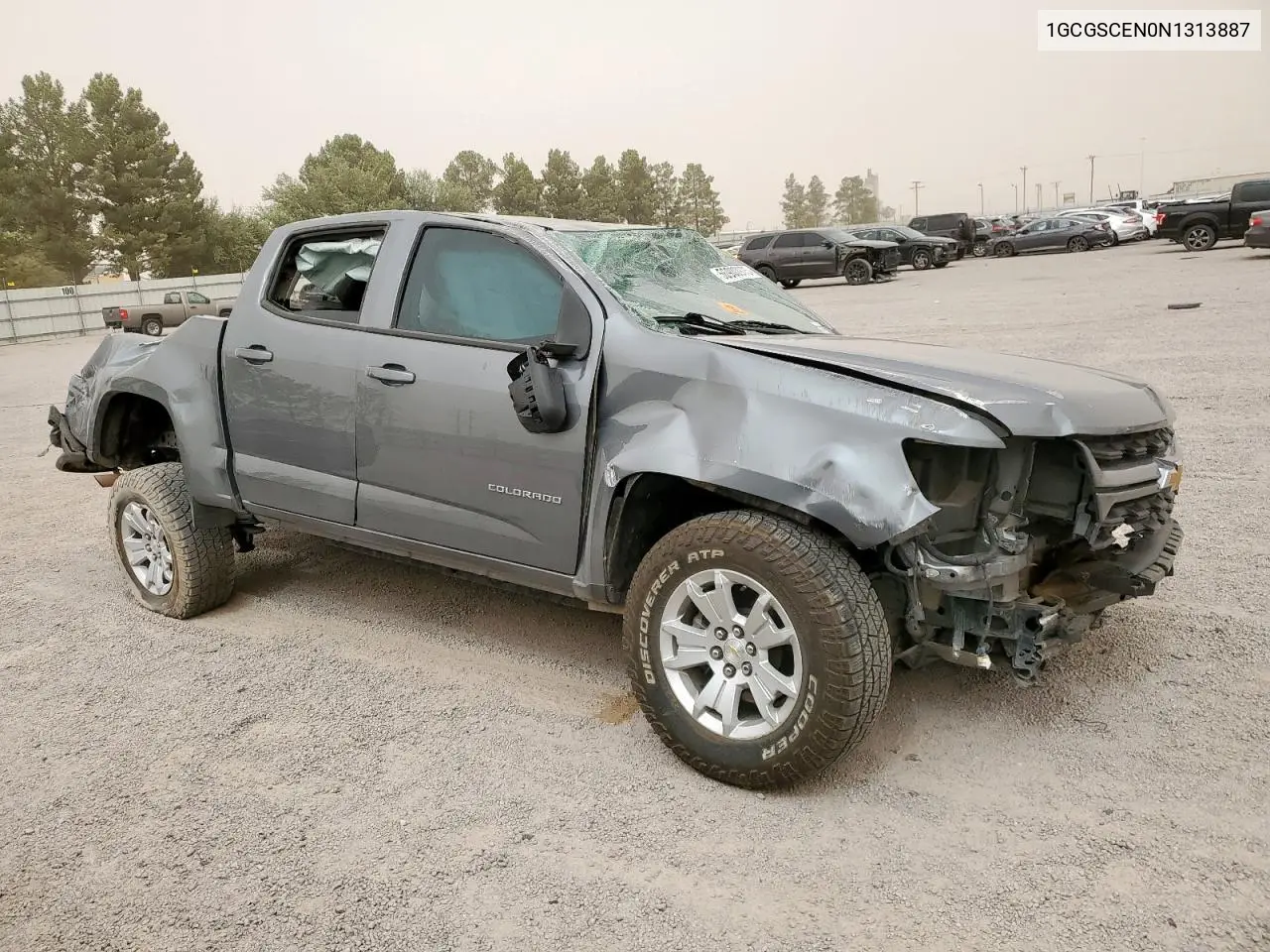 2022 Chevrolet Colorado Lt VIN: 1GCGSCEN0N1313887 Lot: 56900975