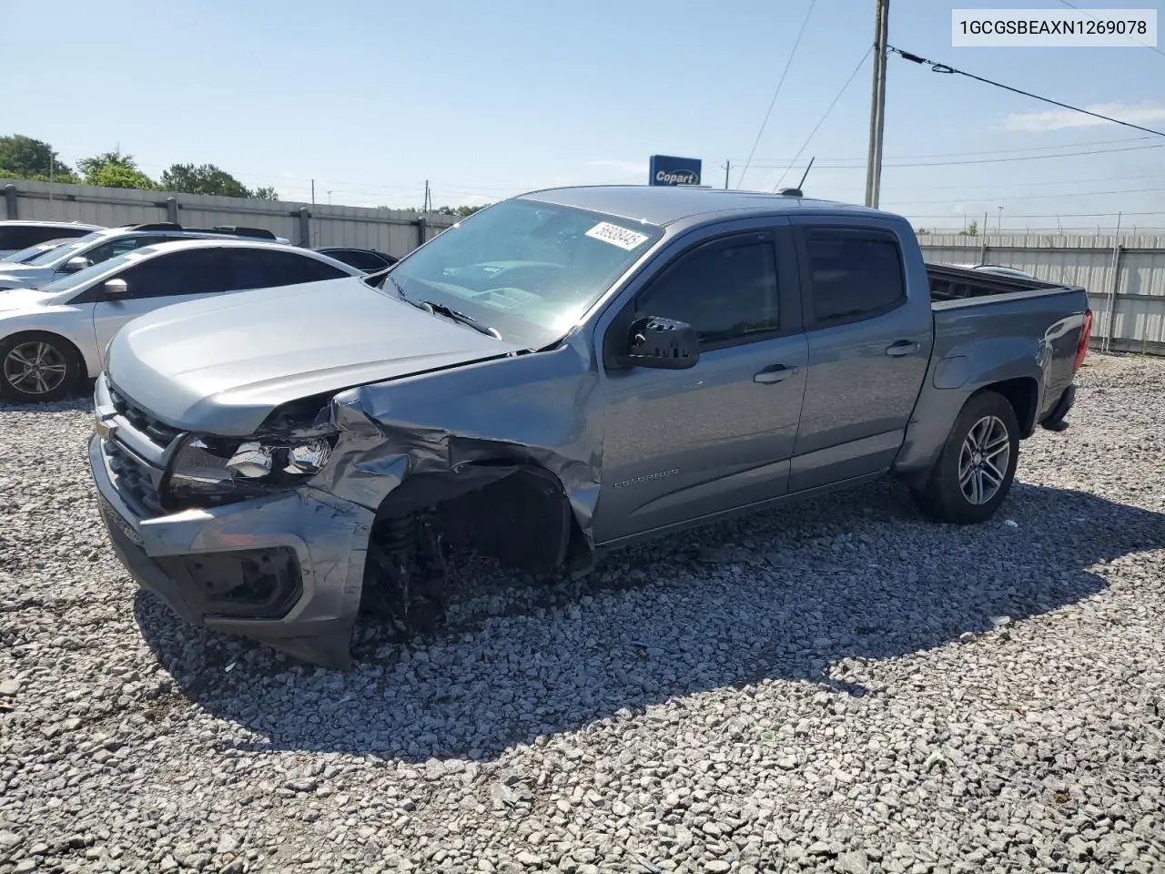 2022 Chevrolet Colorado VIN: 1GCGSBEAXN1269078 Lot: 56938445