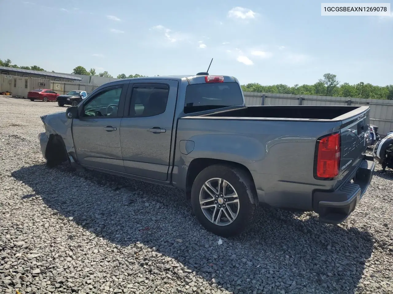 2022 Chevrolet Colorado VIN: 1GCGSBEAXN1269078 Lot: 56938445