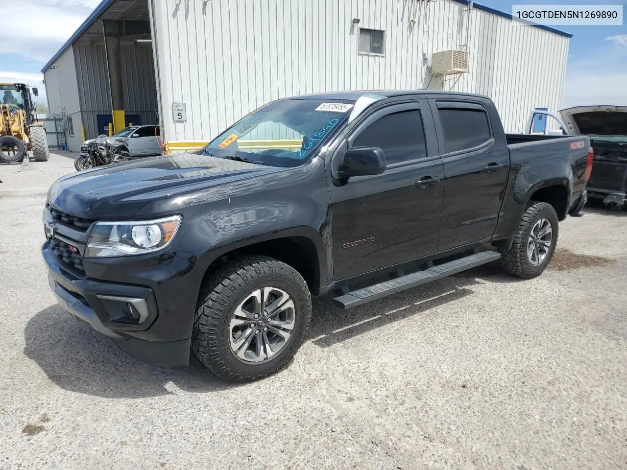 2022 Chevrolet Colorado Z71 VIN: 1GCGTDEN5N1269890 Lot: 57075455