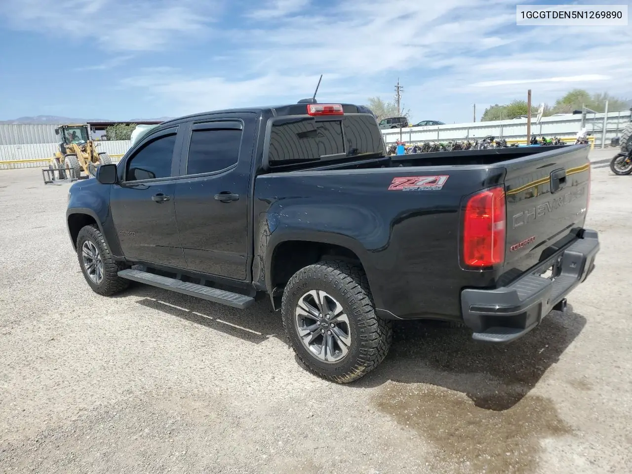 2022 Chevrolet Colorado Z71 VIN: 1GCGTDEN5N1269890 Lot: 57075455