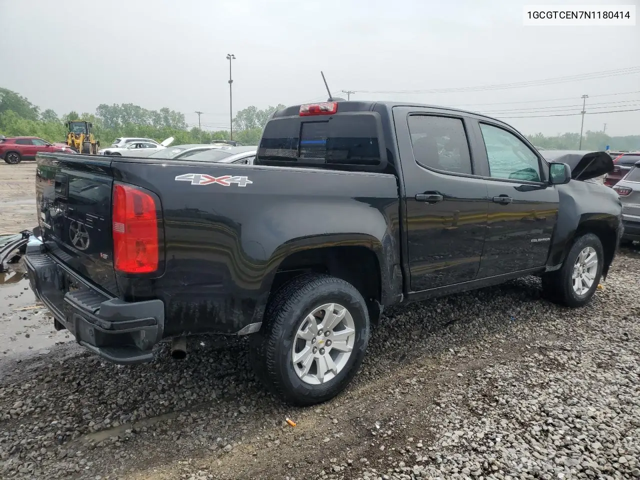 2022 Chevrolet Colorado Lt VIN: 1GCGTCEN7N1180414 Lot: 59862805