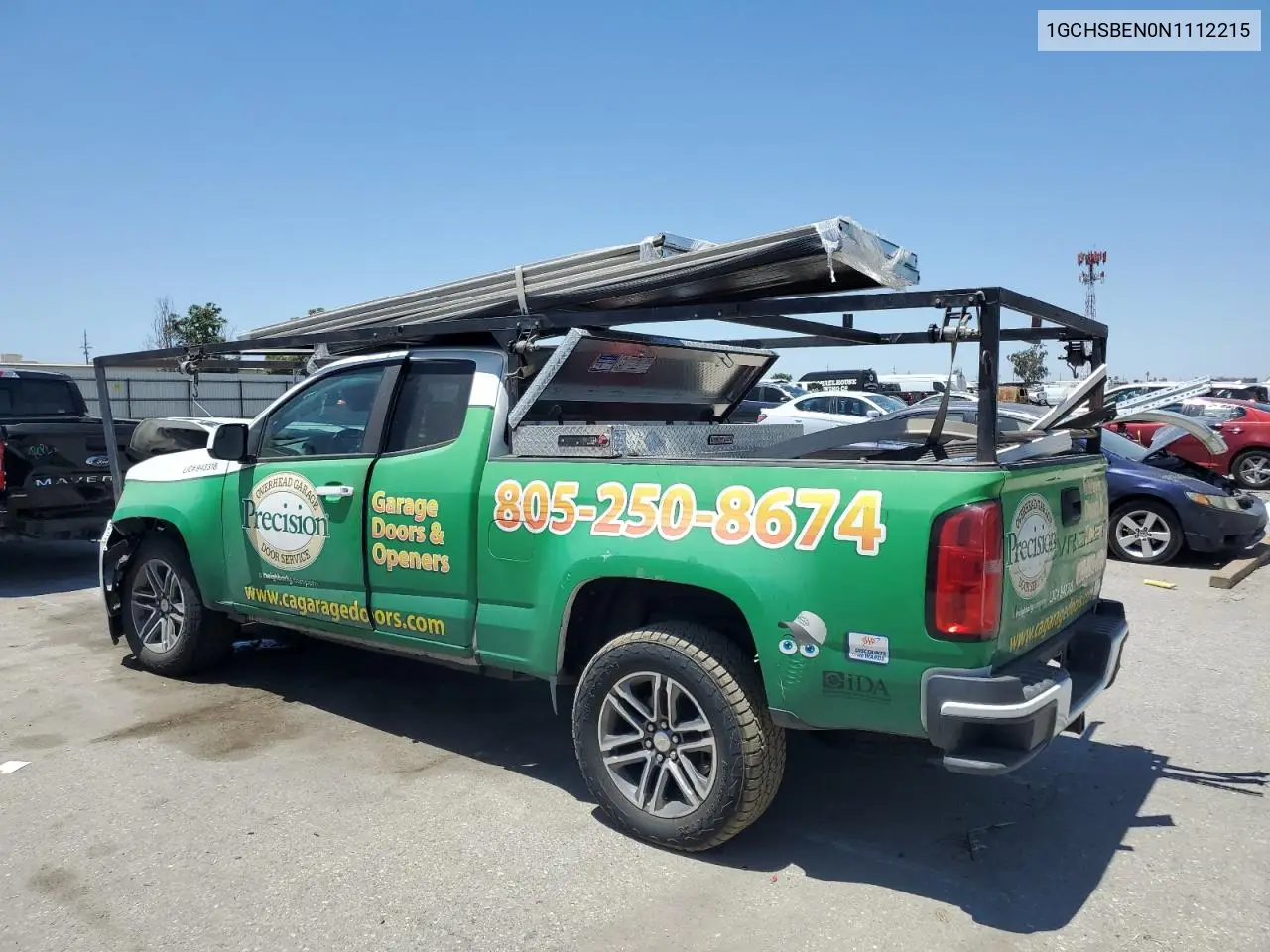 2022 Chevrolet Colorado VIN: 1GCHSBEN0N1112215 Lot: 60330755