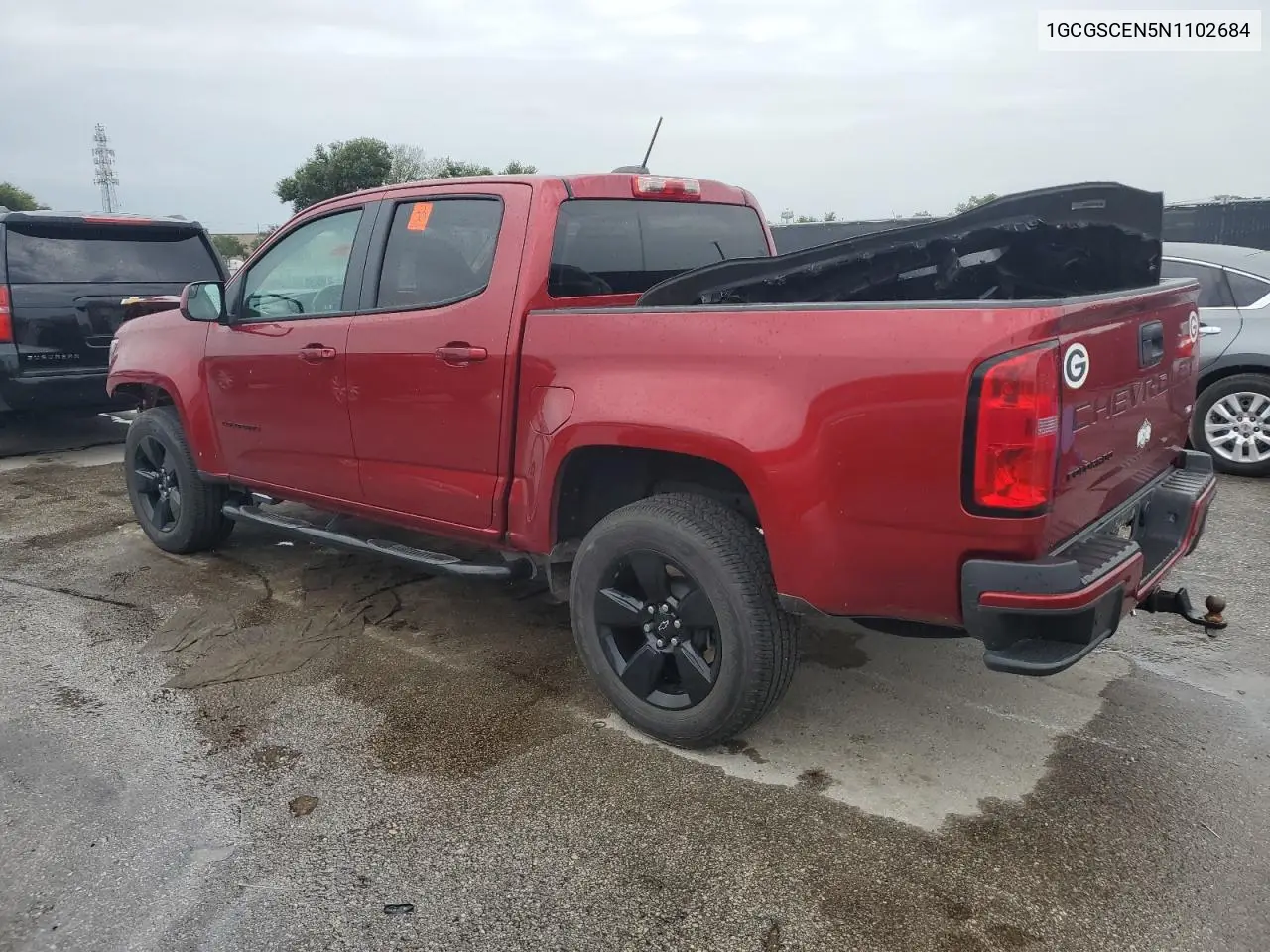2022 Chevrolet Colorado Lt VIN: 1GCGSCEN5N1102684 Lot: 62501145