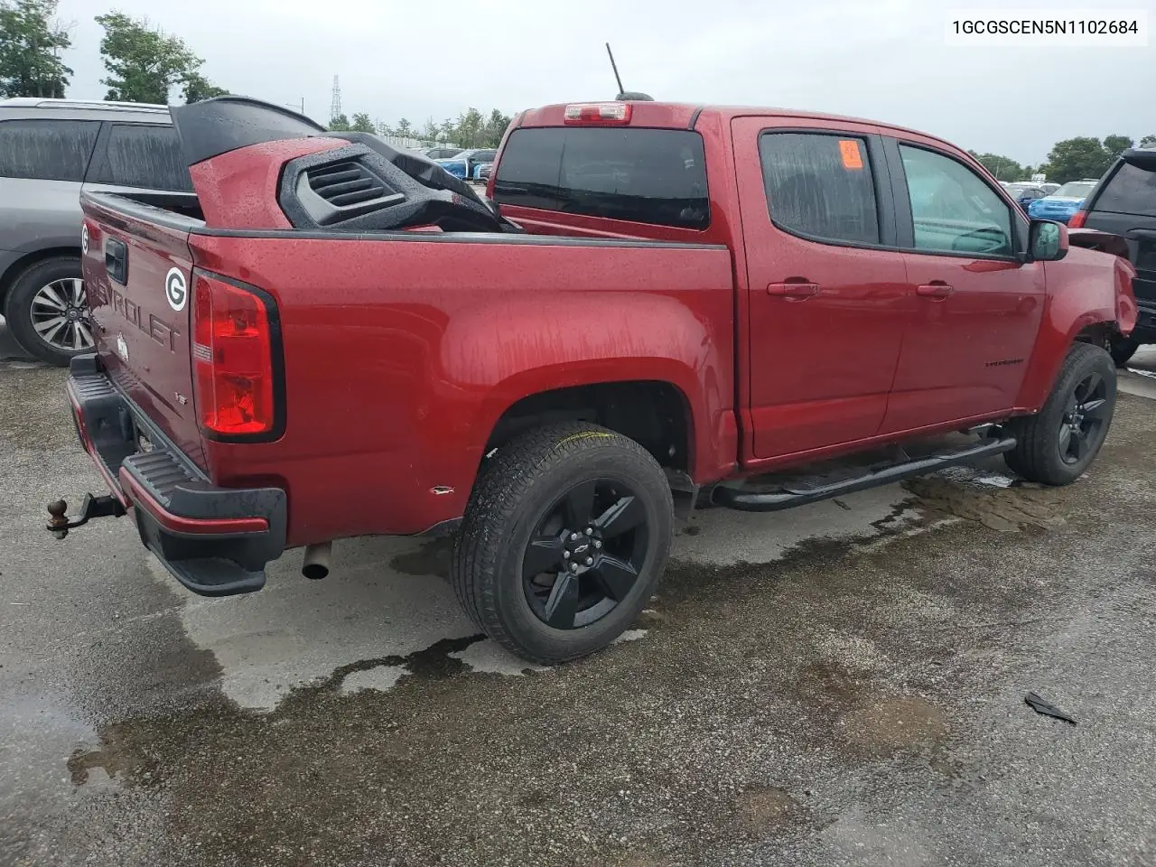 2022 Chevrolet Colorado Lt VIN: 1GCGSCEN5N1102684 Lot: 62501145