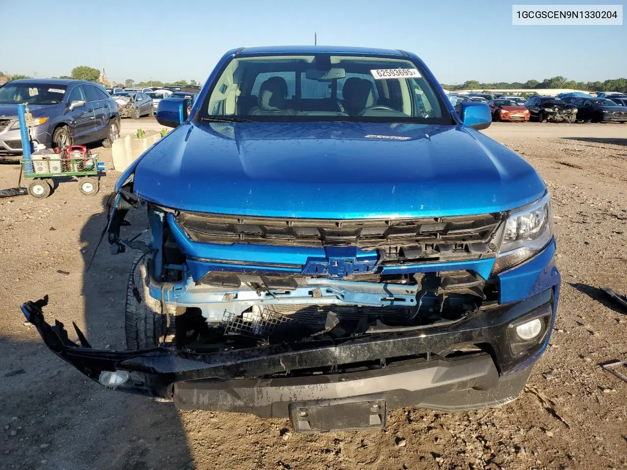 2022 Chevrolet Colorado Lt VIN: 1GCGSCEN9N1330204 Lot: 62593695