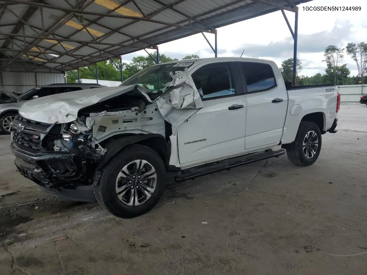 2022 Chevrolet Colorado Z71 VIN: 1GCGSDEN5N1244989 Lot: 63273355