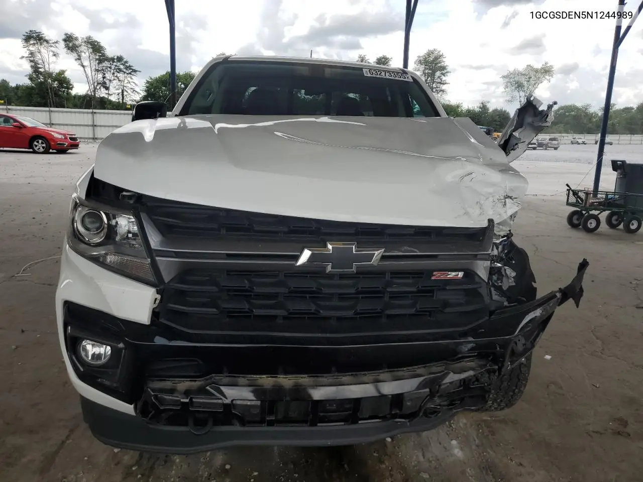 2022 Chevrolet Colorado Z71 VIN: 1GCGSDEN5N1244989 Lot: 63273355