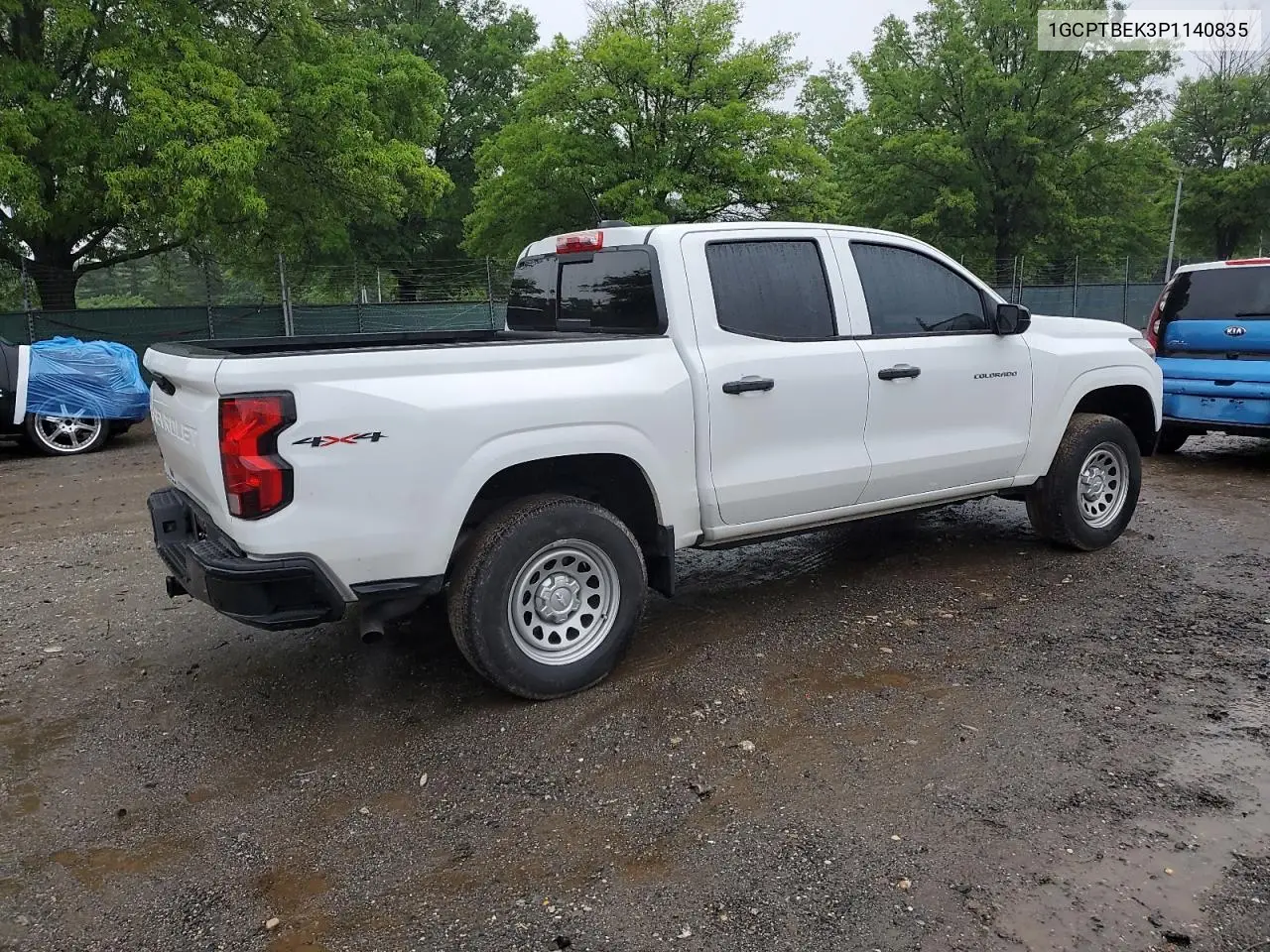 2023 Chevrolet Colorado VIN: 1GCPTBEK3P1140835 Lot: 56874755