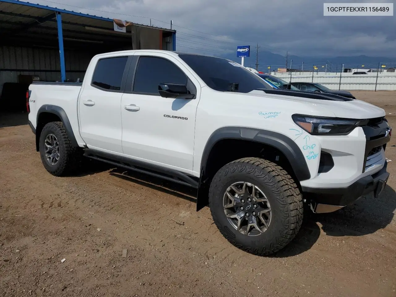 2024 Chevrolet Colorado Zr2 VIN: 1GCPTFEKXR1156489 Lot: 58951295