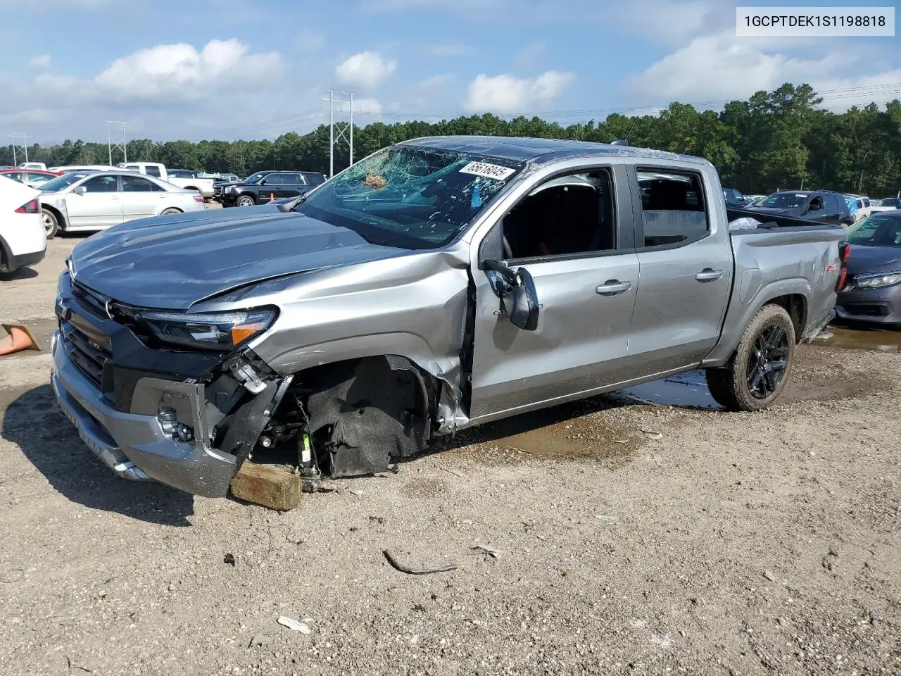2025 Chevrolet Colorado Z71 VIN: 1GCPTDEK1S1198818 Lot: 65616045