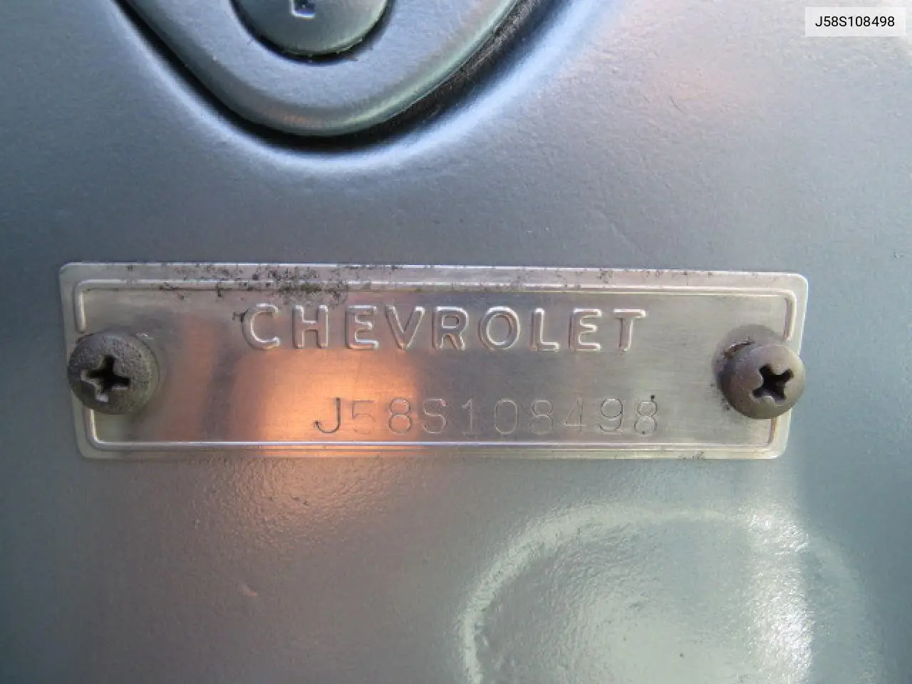 1958 Chevrolet Corvette VIN: J58S108498 Lot: 65831914