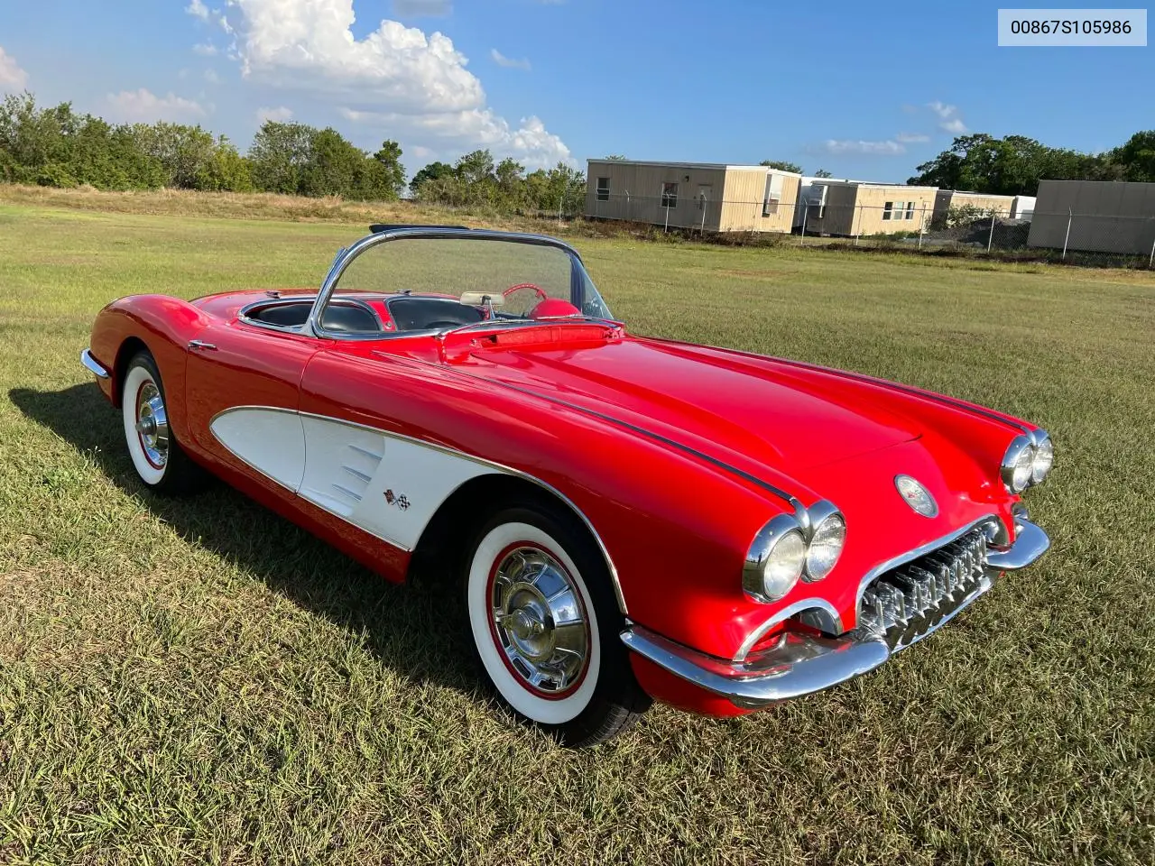 1960 Chevrolet Corvette VIN: 00867S105986 Lot: 52644895