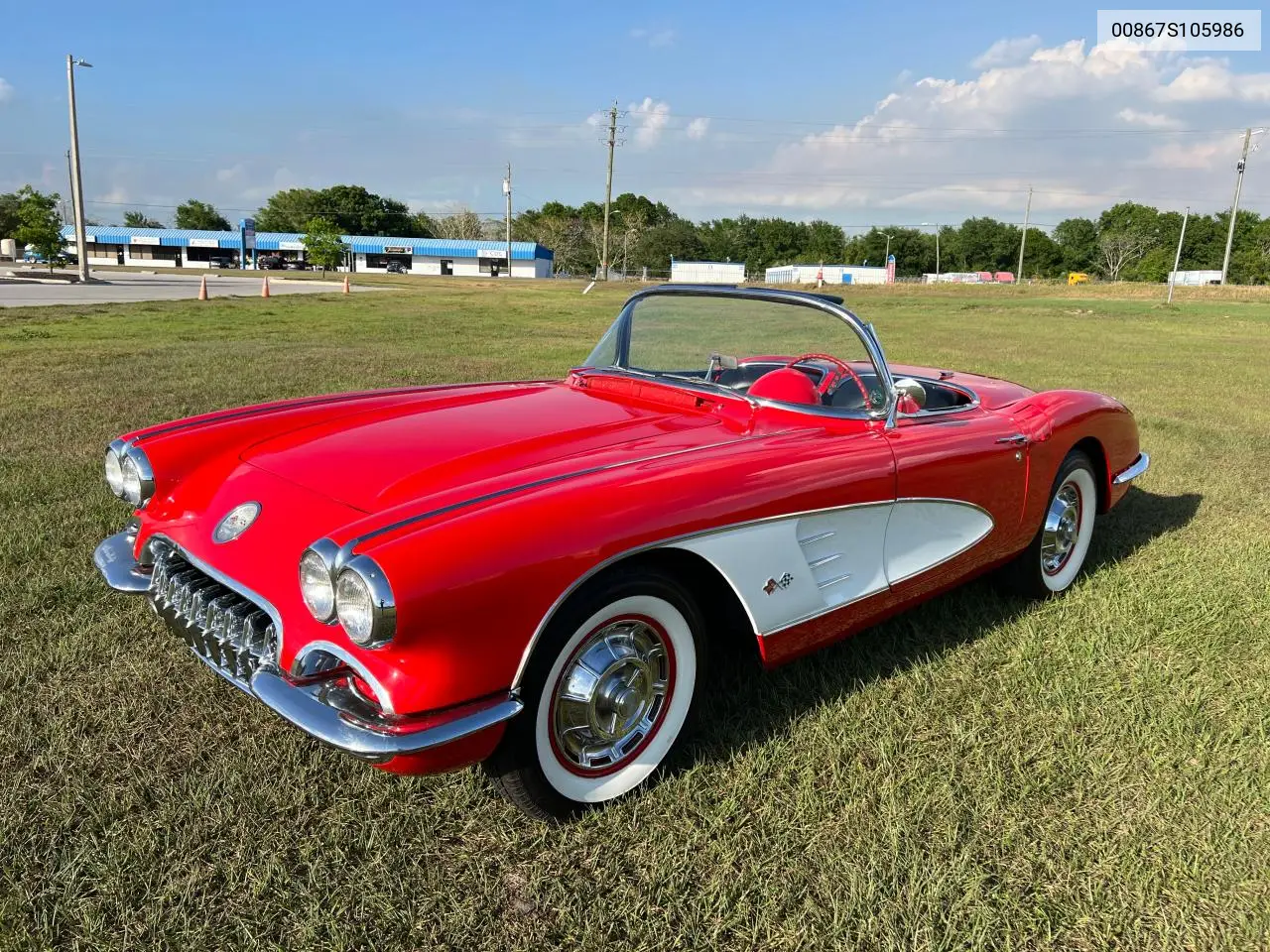 1960 Chevrolet Corvette VIN: 00867S105986 Lot: 52644895