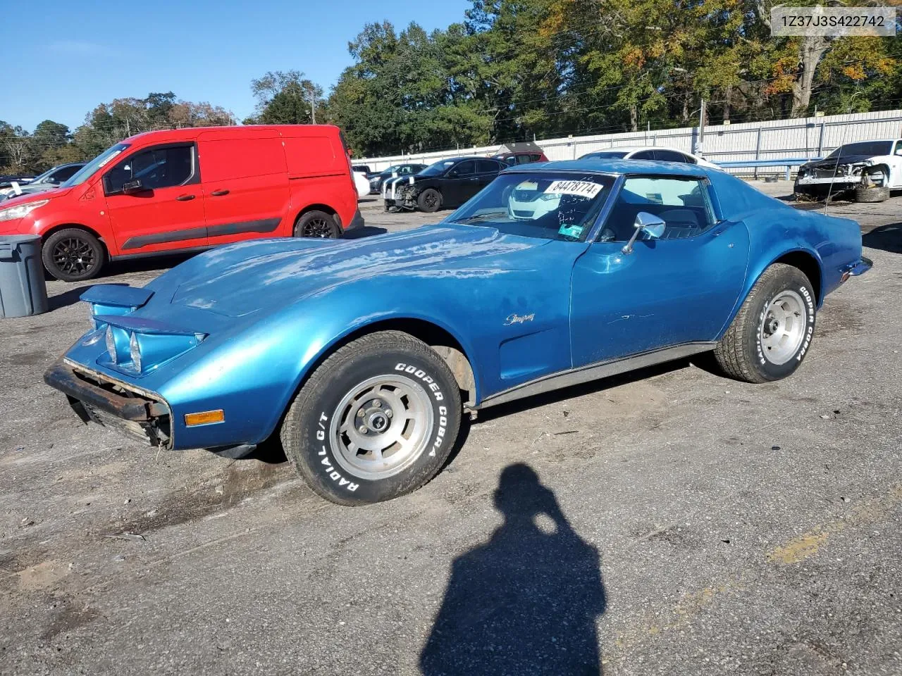 1973 Chevrolet Corvette VIN: 1Z37J3S422742 Lot: 84478774