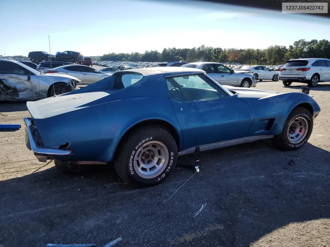 1973 Chevrolet Corvette VIN: 1Z37J3S422742 Lot: 84478774