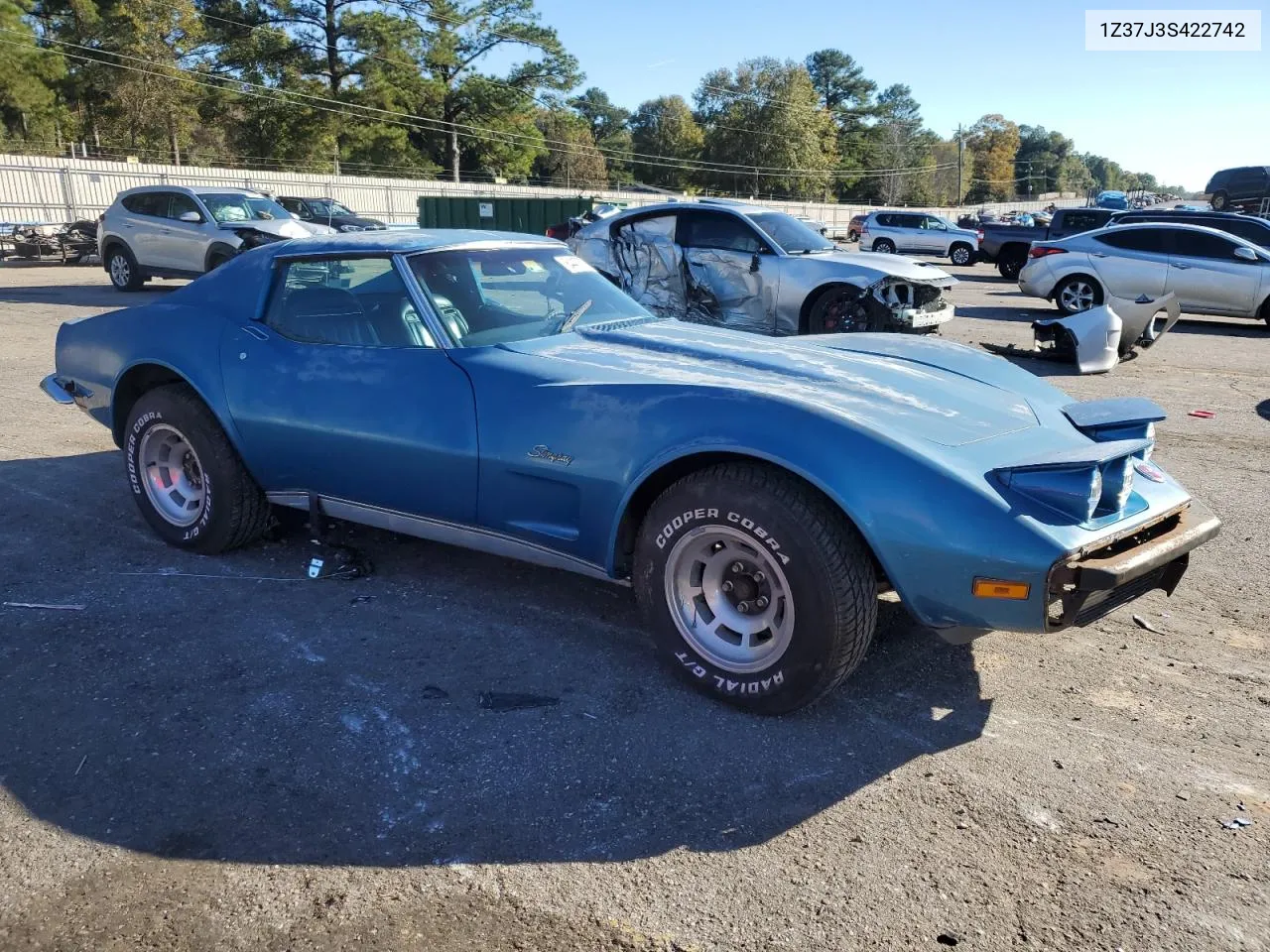 1973 Chevrolet Corvette VIN: 1Z37J3S422742 Lot: 84478774
