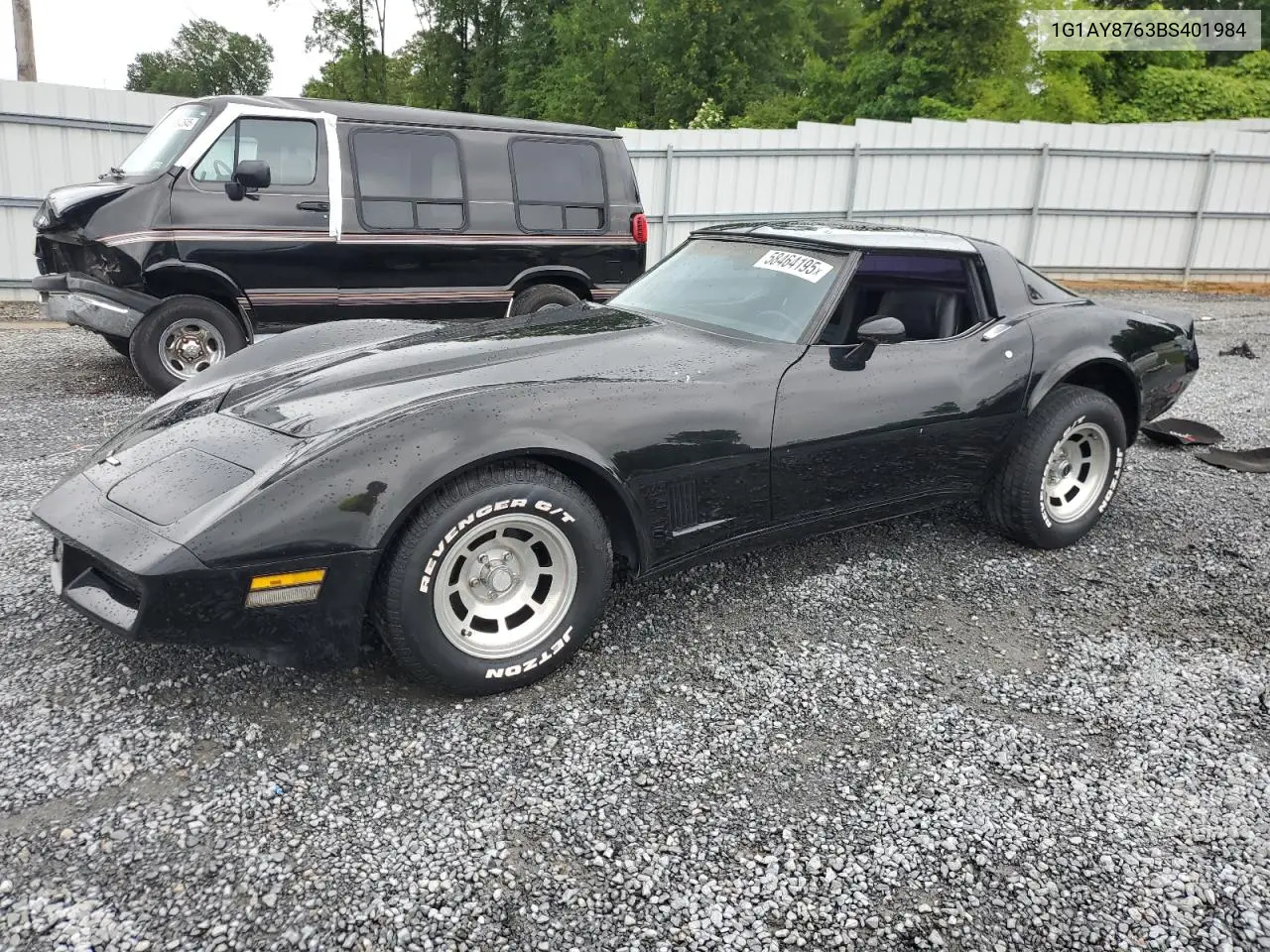 1981 Chevrolet Corvette VIN: 1G1AY8763BS401984 Lot: 58464195