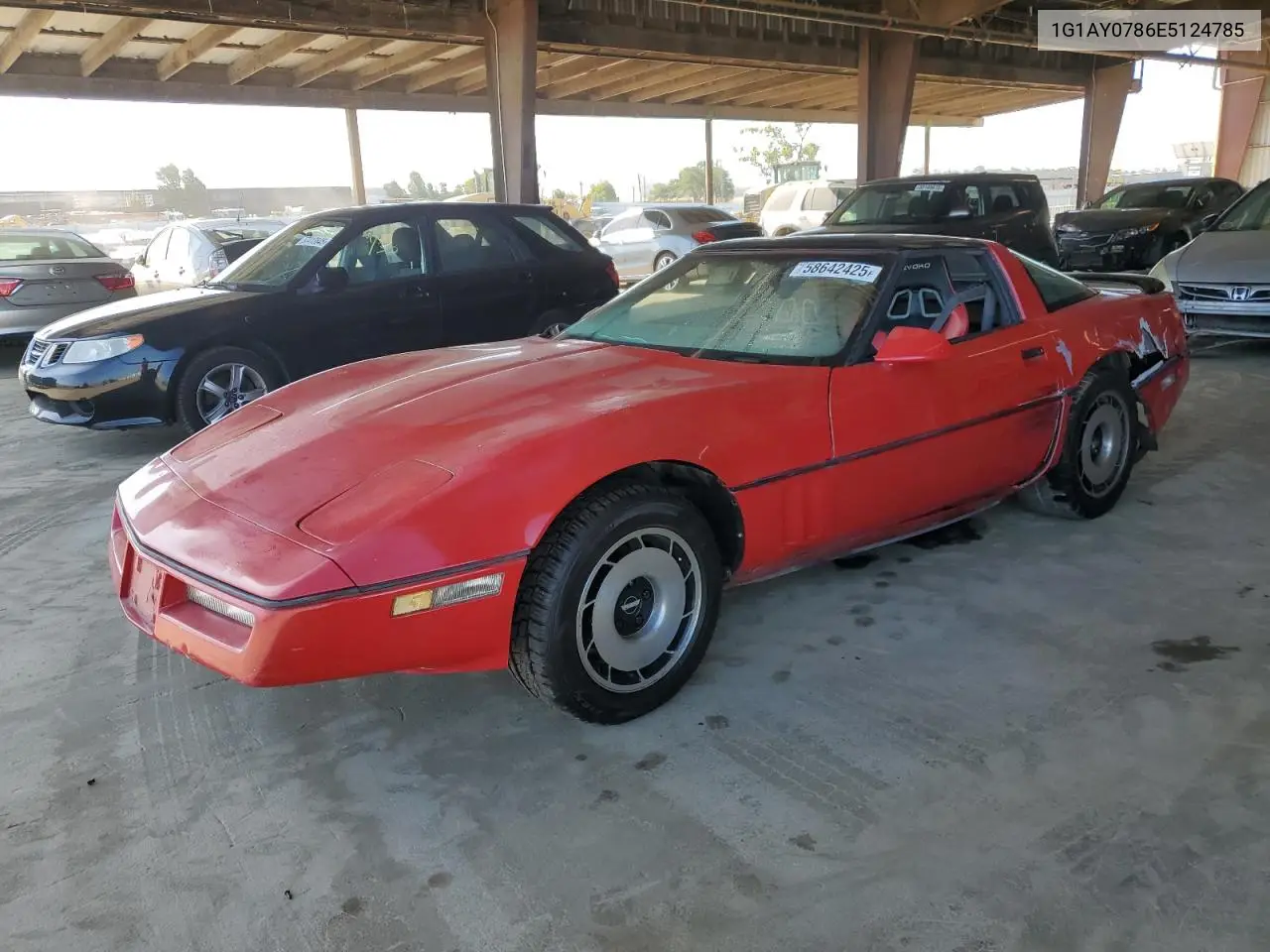 1984 Chevrolet Corvette VIN: 1G1AY0786E5124785 Lot: 58642425