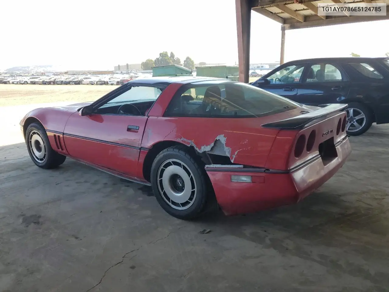 1984 Chevrolet Corvette VIN: 1G1AY0786E5124785 Lot: 58642425