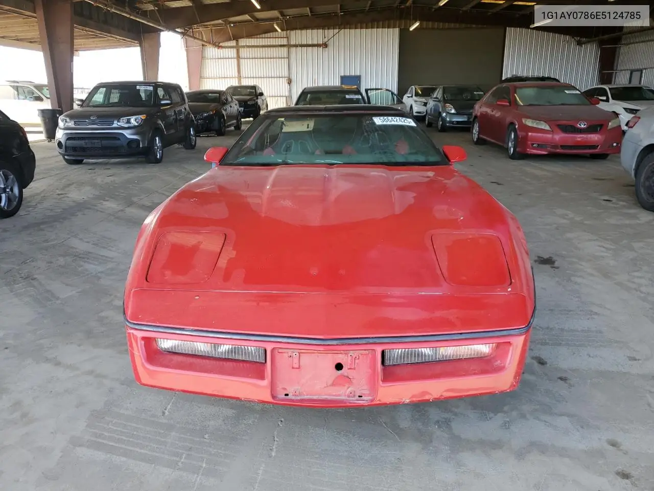 1984 Chevrolet Corvette VIN: 1G1AY0786E5124785 Lot: 58642425