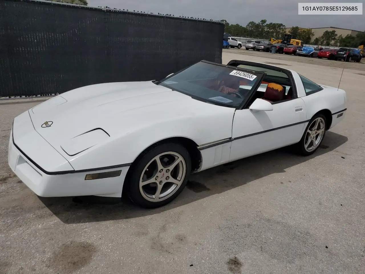 1984 Chevrolet Corvette VIN: 1G1AY0785E5129685 Lot: 59426055
