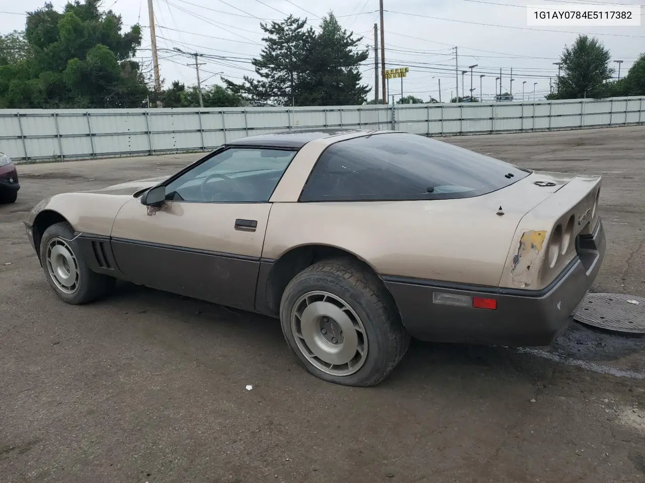 1984 Chevrolet Corvette VIN: 1G1AY0784E5117382 Lot: 60645635