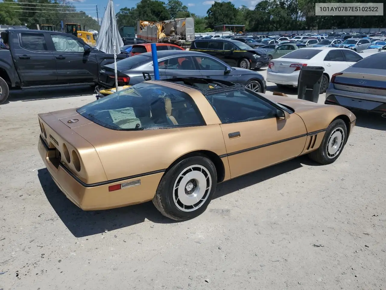 1984 Chevrolet Corvette VIN: 1G1AY0787E5102522 Lot: 61176405