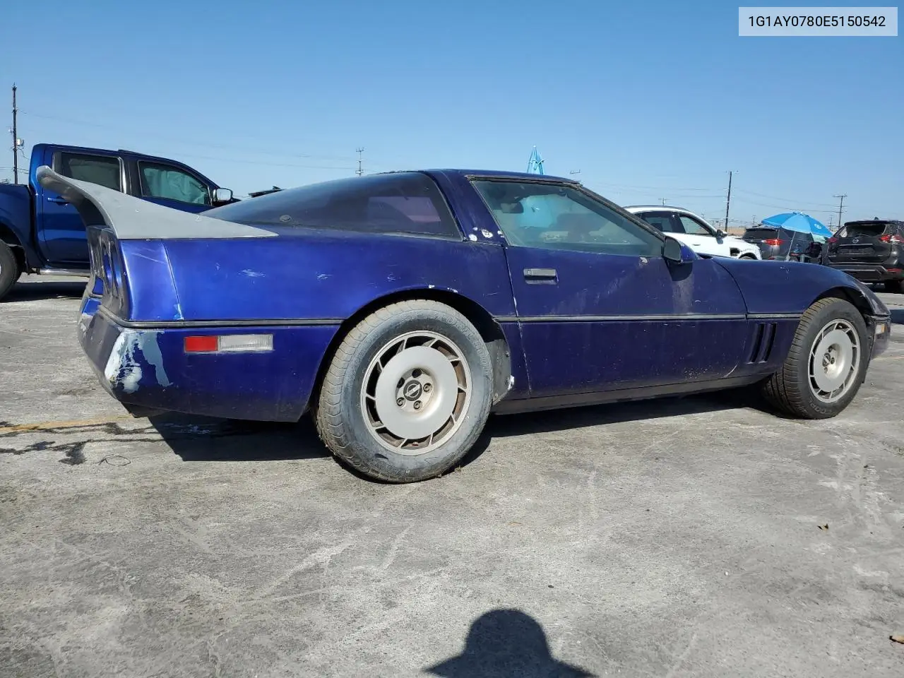 1984 Chevrolet Corvette VIN: 1G1AY0780E5150542 Lot: 61648075
