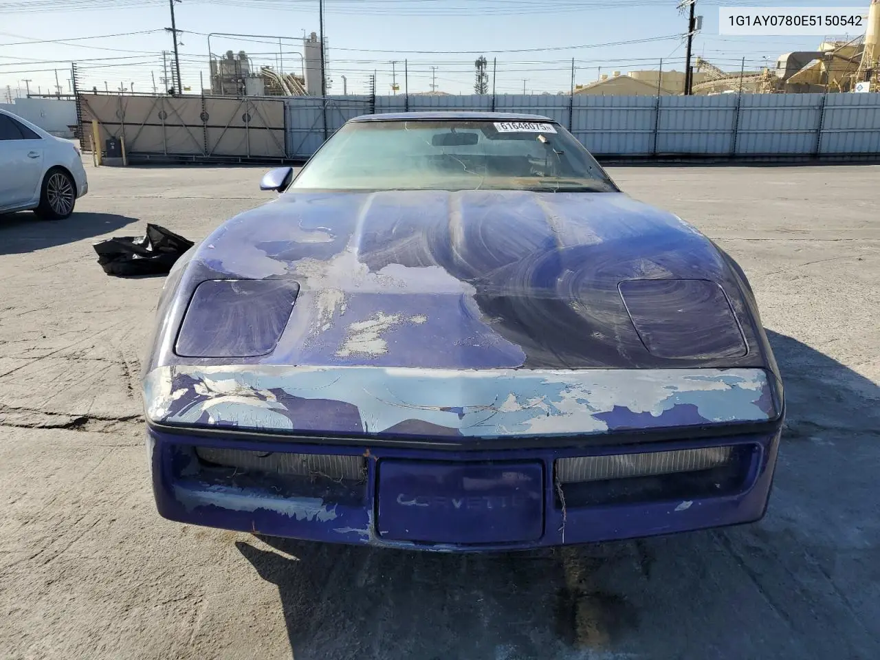 1984 Chevrolet Corvette VIN: 1G1AY0780E5150542 Lot: 61648075