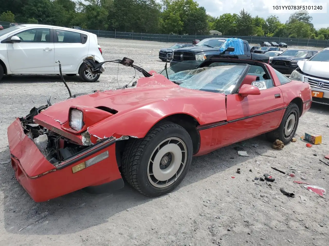 1985 Chevrolet Corvette VIN: 1G1YY0783F5101240 Lot: 66495724