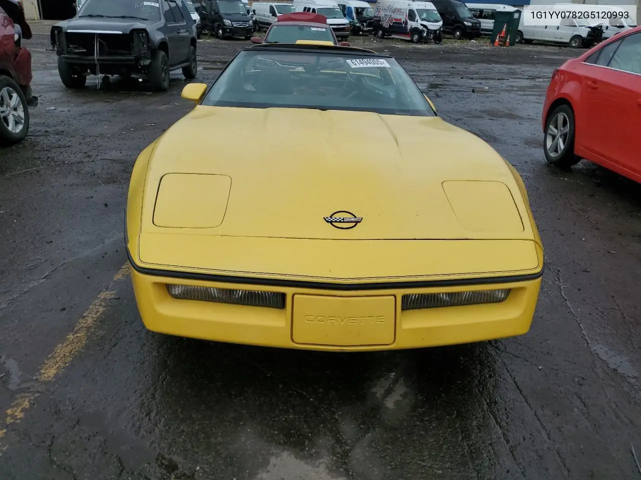 1986 Chevrolet Corvette VIN: 1G1YY0782G5120993 Lot: 61494005