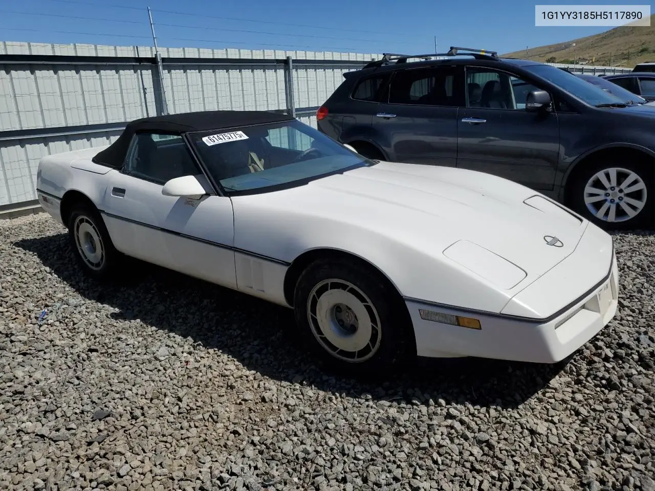 1987 Chevrolet Corvette VIN: 1G1YY3185H5117890 Lot: 61475775