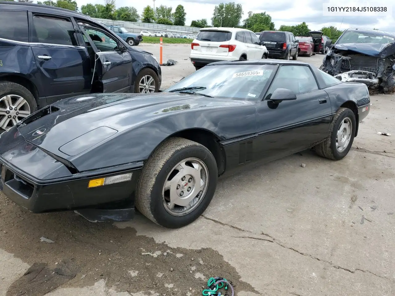 1988 Chevrolet Corvette VIN: 1G1YY2184J5108338 Lot: 58659305