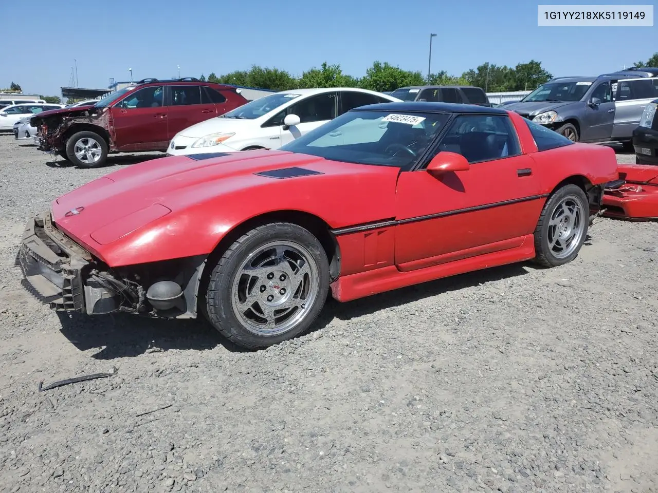 1989 Chevrolet Corvette VIN: 1G1YY218XK5119149 Lot: 54623475