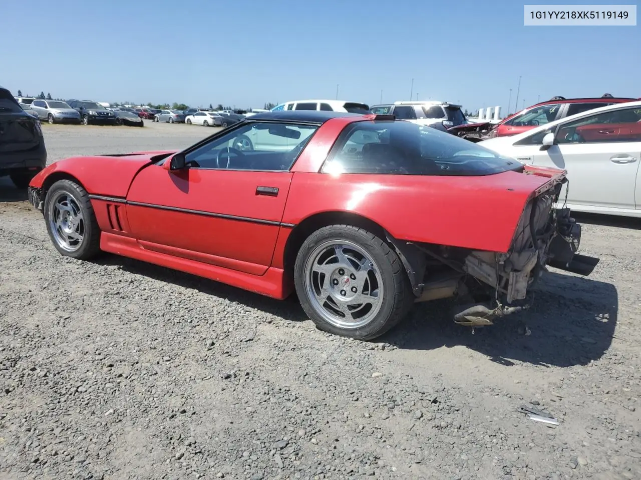 1989 Chevrolet Corvette VIN: 1G1YY218XK5119149 Lot: 54623475
