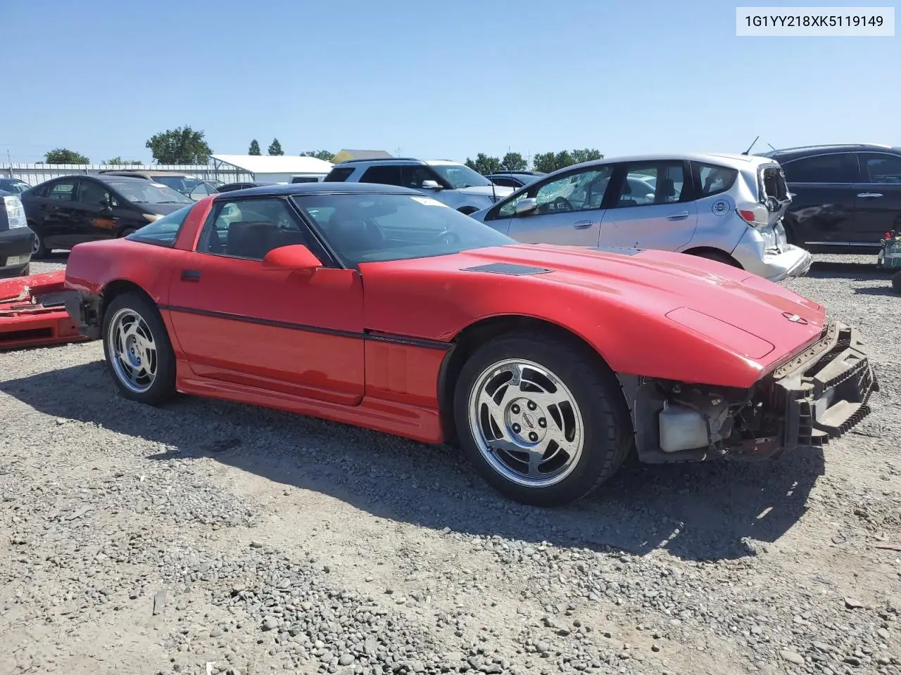 1989 Chevrolet Corvette VIN: 1G1YY218XK5119149 Lot: 54623475