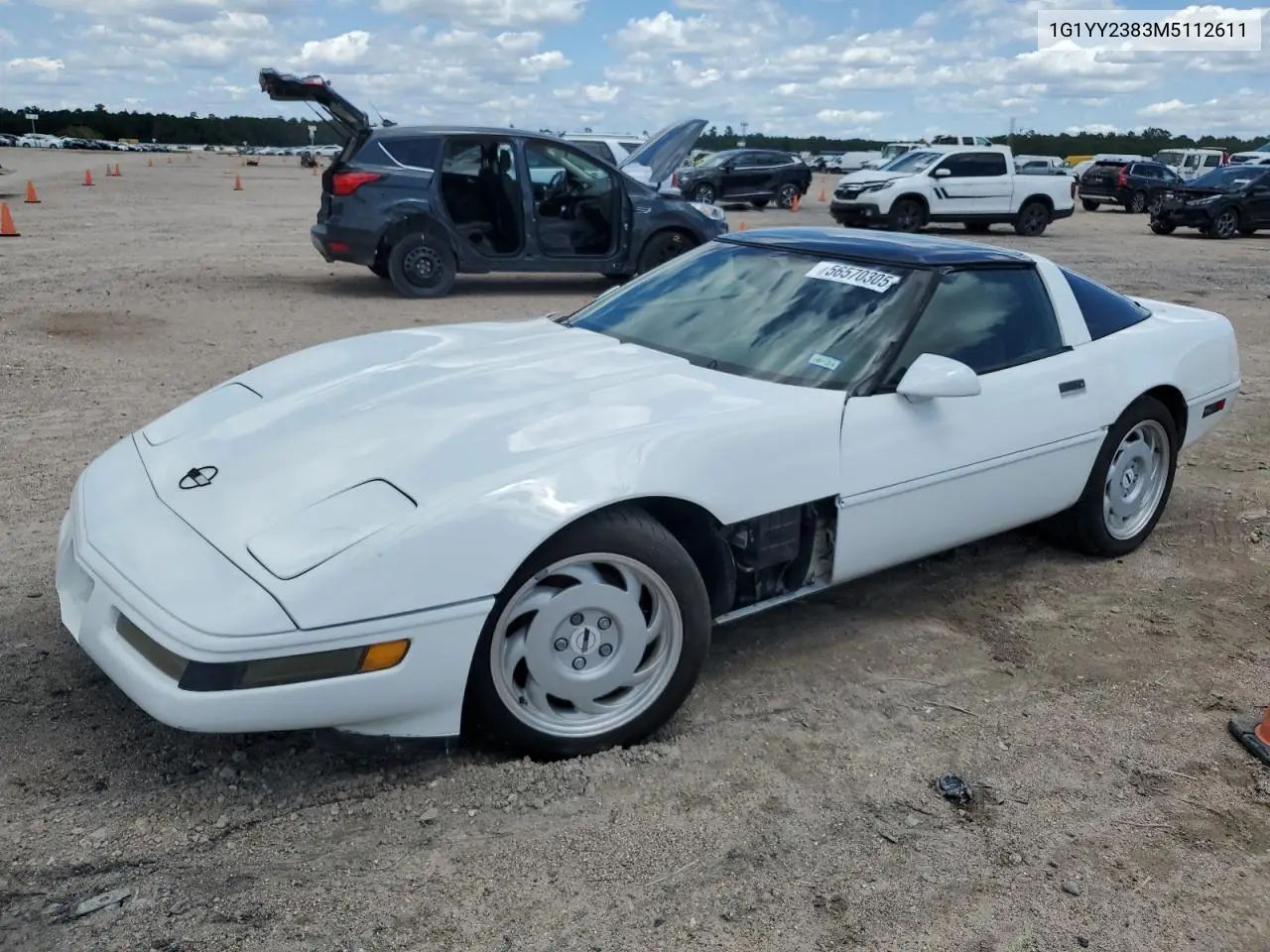 1991 Chevrolet Corvette VIN: 1G1YY2383M5112611 Lot: 56570305