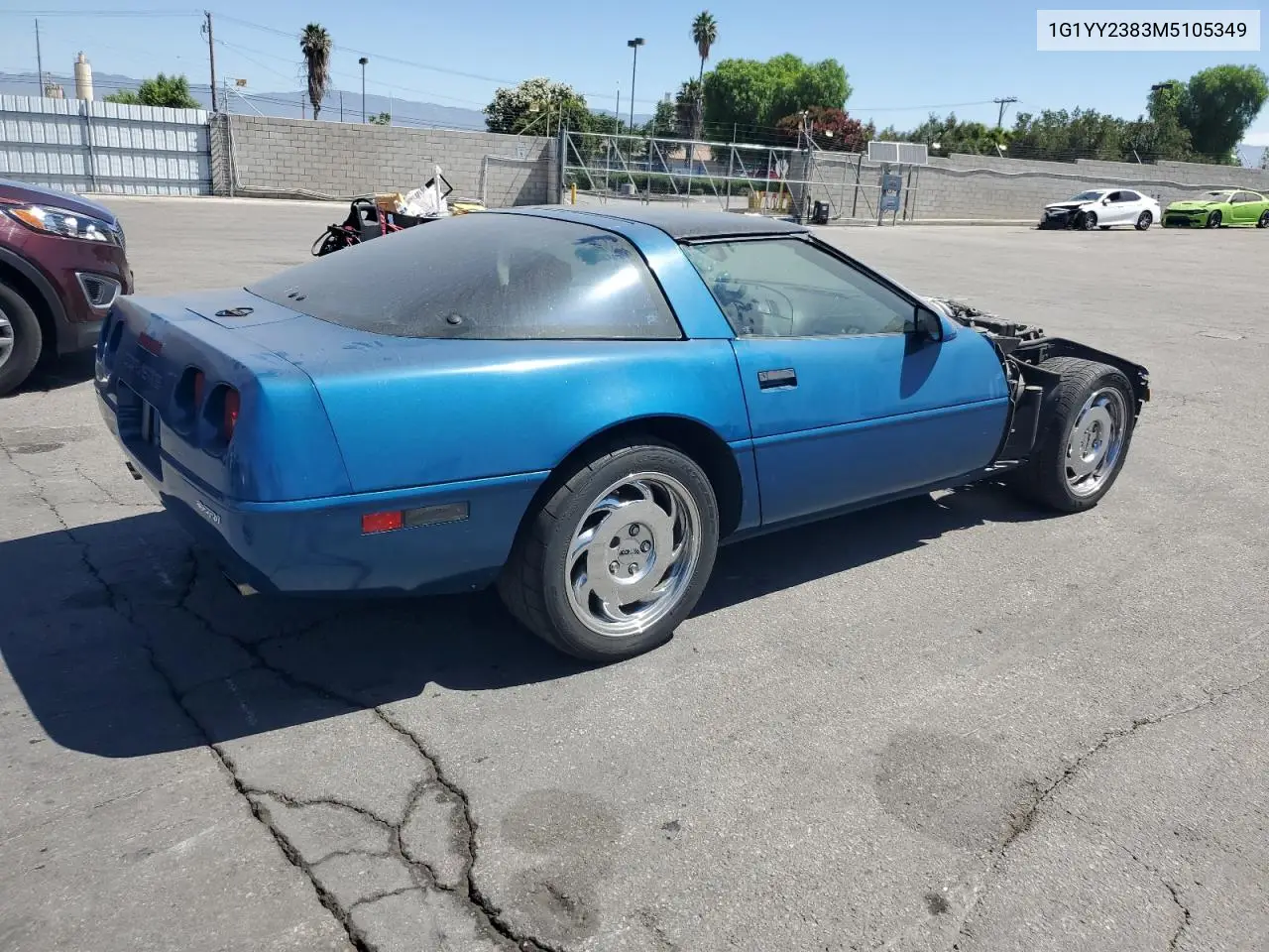 1991 Chevrolet Corvette VIN: 1G1YY2383M5105349 Lot: 63125725