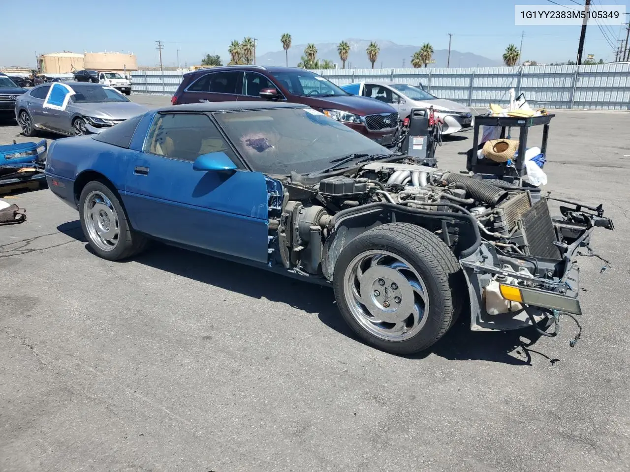 1991 Chevrolet Corvette VIN: 1G1YY2383M5105349 Lot: 63125725
