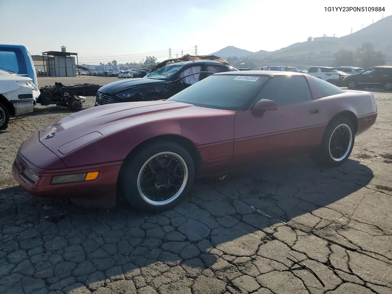 1992 Chevrolet Corvette VIN: 1G1YY23P0N5109884 Lot: 44195285