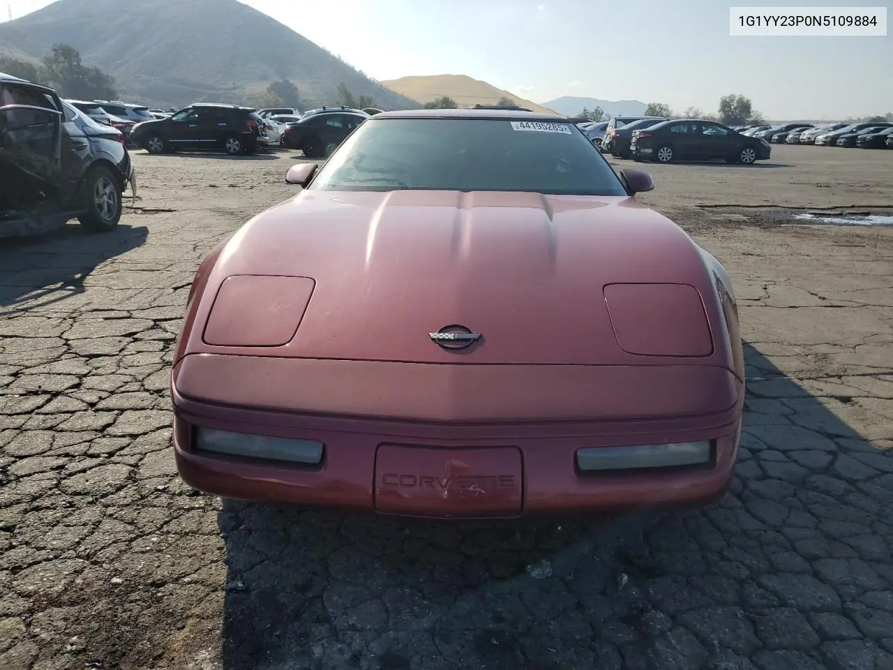 1992 Chevrolet Corvette VIN: 1G1YY23P0N5109884 Lot: 44195285