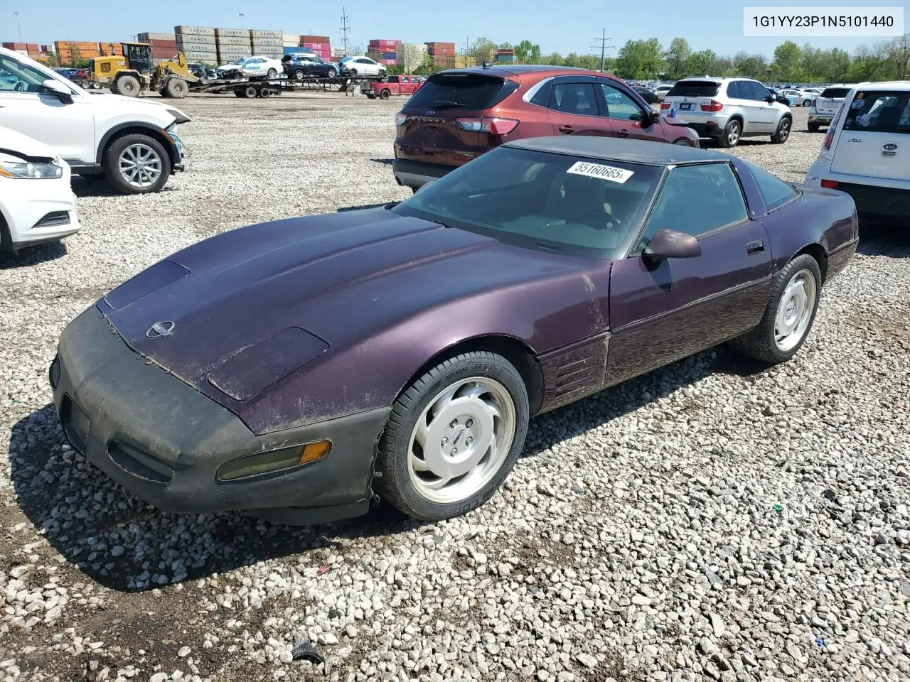 1992 Chevrolet Corvette VIN: 1G1YY23P1N5101440 Lot: 55160665