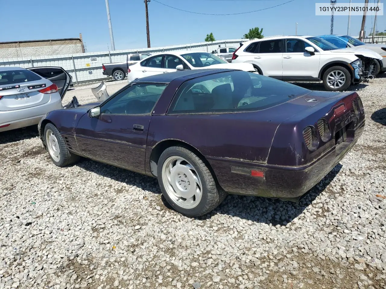 1992 Chevrolet Corvette VIN: 1G1YY23P1N5101440 Lot: 55160665