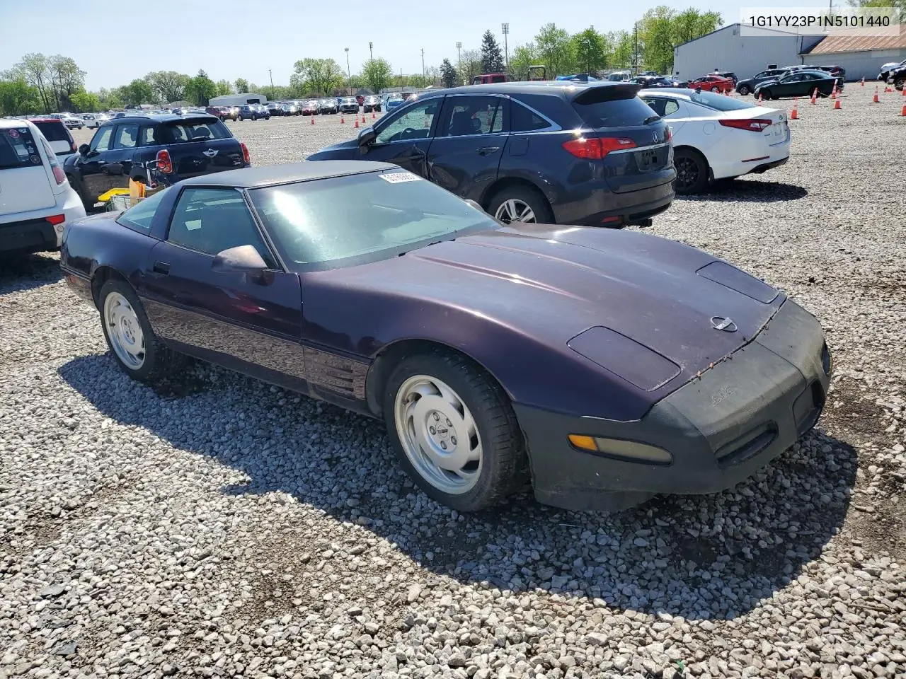 1992 Chevrolet Corvette VIN: 1G1YY23P1N5101440 Lot: 55160665