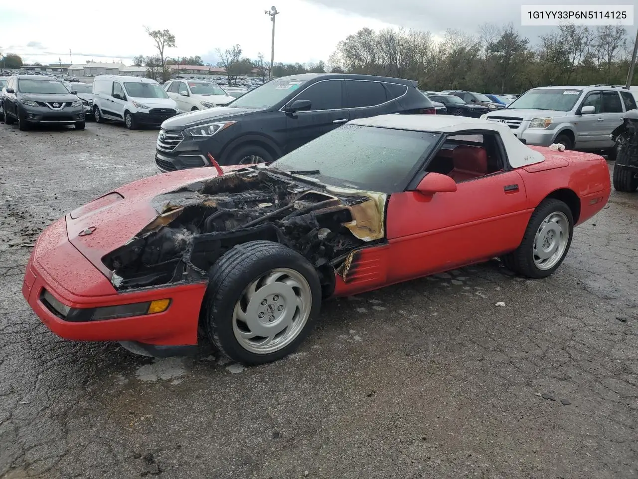 1992 Chevrolet Corvette VIN: 1G1YY33P6N5114125 Lot: 74568724