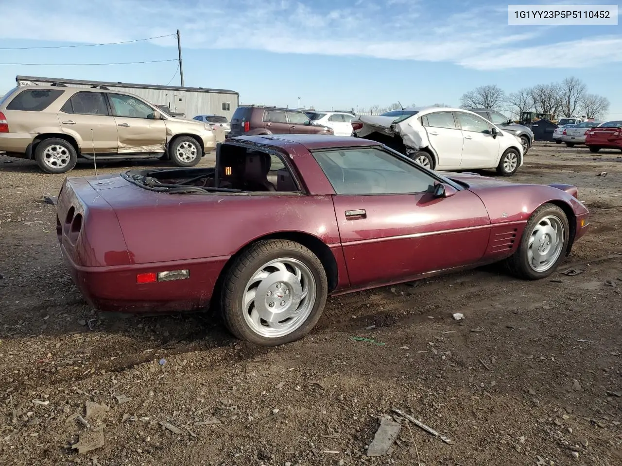 1993 Chevrolet Corvette VIN: 1G1YY23P5P5110452 Lot: 43111505