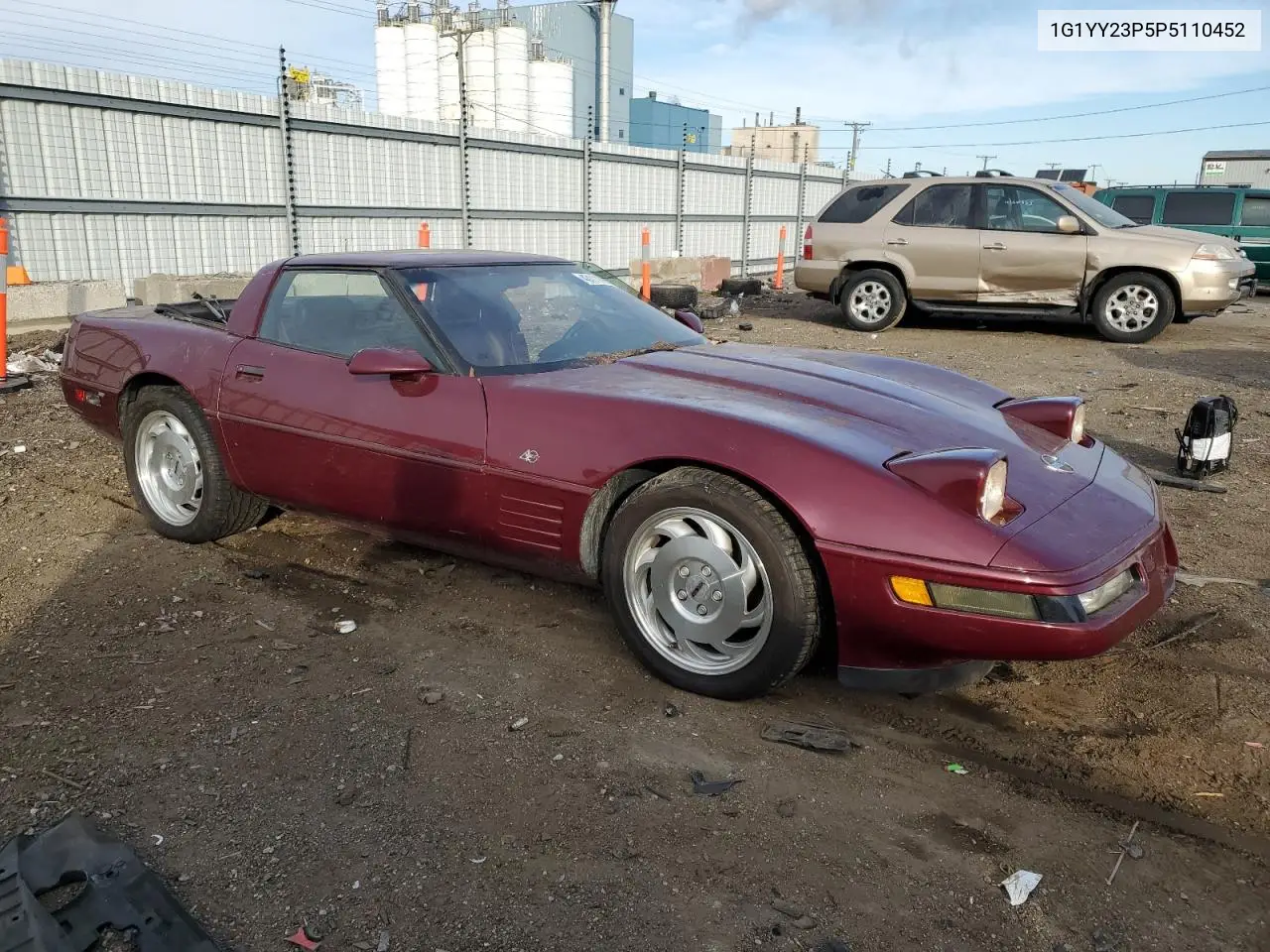 1993 Chevrolet Corvette VIN: 1G1YY23P5P5110452 Lot: 43111505