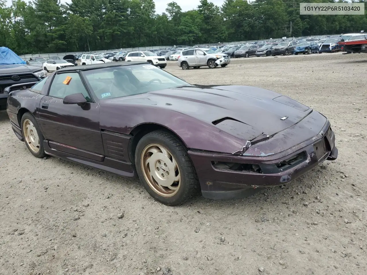 1994 Chevrolet Corvette VIN: 1G1YY22P6R5103420 Lot: 63216335
