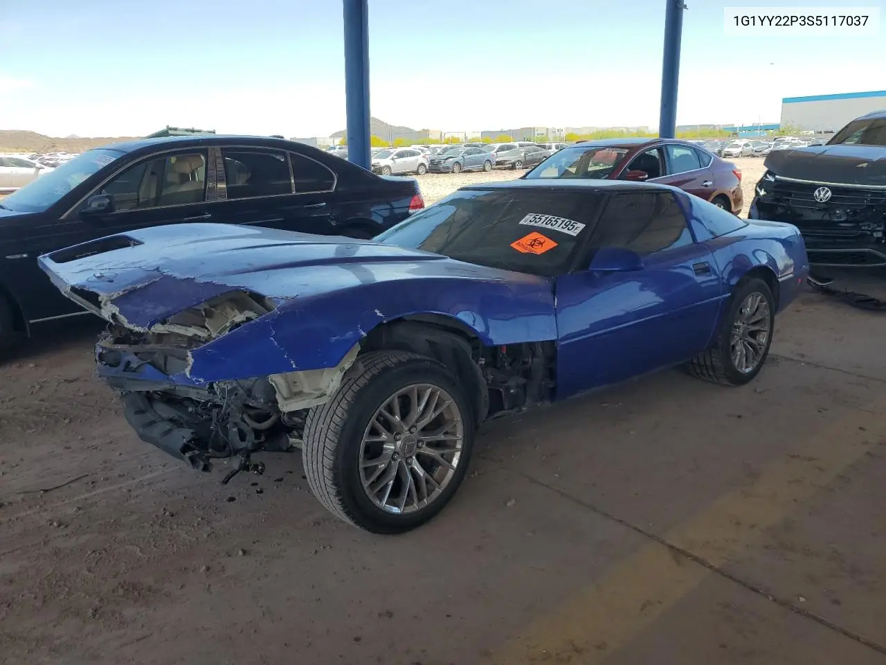 1995 Chevrolet Corvette VIN: 1G1YY22P3S5117037 Lot: 55165195